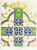 Digital Print - A Cross for a Frontal or Vestment, with Fleur-de-lis, Crowns and Stars by Augustus Pugin