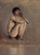Digital Print - Study of a Seated Nude of a Young Man by Ladislav Mednynszky