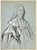 Digital Print - Studie til et portrt, formentlig af A G Moltke by Carl Gustaf Pilo