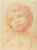 Digital Print - Head of a Child II by Alphonse Legros