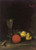 Digital Print - Still Life Of Fruit And A Wine Glass by George Leslie Hunter