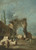 Digital Print - A Capriccio Of Buildings With Figures By A Ruined Arch by Francesco Guardi