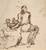 Seated Figure Receiving an Object Presented by a Smaller Figure (1609-1675) by Domenico Gargiulo Art Print Download
