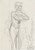 Digital Print - Staande figuur, de armen over elkaar by August Alleb