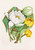 Digital Print - Sweet Scented Water Lily, Yellow Pond Lily by Agnes Fitzgibbon