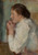 Digital Print - Portrait of a lady in profile by Olga Boznanska