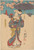 Digital Print - Woman with Purple Umbrella by Utagawa Kuniyoshi