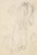 Digital Print - The Escape of a Heretic - Sketch of the Girl and her Lover by Sir John Everett Millais
