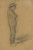 Digital Print - Study of a Standing Man in a Hat by Ladislav Mednynszky