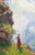 Digital Print - A Young Girl By A Fjord by Hans Dahl