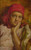 Digital Print - Portrait of a girl in a red scarf by Nicholas B. Haritonoff