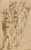 Digital Print - Two Standing Male Figures by Andrea Mantegna