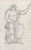 Digital Print - Statue of Jupiter, Seated (recto) by Hubert Robert