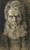Digital Print - Brtiger alter Mann mit ppigem Haupthaar in Vorderansicht, den Blick nach rechts gerichtet by Victor Mller
