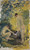 Digital Print - Seated Boy with Strawhat at the Beach (Study) by Ernst Schiess