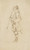Digital Print - Man with a Long Pigtail and a Stick, Standing in Profile to the Left by Anton Maria Zanetti the Elder