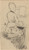 Digital Print - Young Woman Seated at a Piano (recto) by Jean-Louis Forain