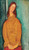 Digital Print - Portrait Of Jeanne Hbuterne by Amedeo Modigliani