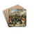 The Death Of Nelson by Daniel Maclise Drink Coasters - set of 4 The Death Of Nelson by Daniel Maclise Drink Coasters - set of 4
