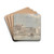 Westminster Bridge, the Surrey Side by Samuel Scott Drink Coasters - set of 4