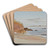 Cannes by Edward Lear Art Drink Coaster set Cannes by Edward Lear Art Drink Coaster set