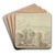 Village underneath trees by Gerrit Adriaensz. Berckheyde Art Drink Coaster set