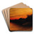 Capri by Karl Wilhelm Diefenbach Art Drink Coaster set