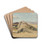 In der Wste (In the Desert) by Carl Haag Drink Coasters - set of 4