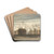 The Fishmonger's Almhouses, Newington Butts, London by Robert Bremmel Schnebbelie Drink Coasters - set of 4
