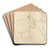 Soire by Edgar Degas Art Drink Coaster set