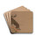 Deer hunt by George Markendorff Drink Coasters - set of 4