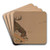 Deer hunt by George Markendorff Art Drink Coaster set