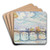 Le pont des Arts by Paul Signac Art Drink Coaster set Le pont des Arts by Paul Signac Art Drink Coaster set
