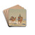 Desert Caravan by Richard Karlovich Zommer Drink Coasters - set of 4 Desert Caravan by Richard Karlovich Zommer Drink Coasters - set of 4