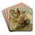 Abraham with the three Angels by Francesco Zugno Art Drink Coaster set