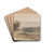 Panoramisch landschap by Johan Hendrik Weissenbruch Drink Coasters - set of 4 Panoramisch landschap by Johan Hendrik Weissenbruch Drink Coasters - set of 4