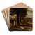 The Flight into Egypt by Italian School Art Drink Coaster set