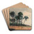 Palm Trees, Red by Winslow Homer Art Drink Coaster set Palm Trees, Red by Winslow Homer Art Drink Coaster set