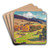 California Landscape by William Wendt Art Drink Coaster set