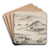 View of West Lake by Ike Taiga Art Drink Coaster set