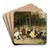 Parforcejagd by Jan Van Chelminski Art Drink Coaster set Parforcejagd by Jan Van Chelminski Art Drink Coaster set