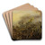 Prinz Eugen von Savoyen in der Schlacht bei Zenta by Anton Romako Art Drink Coaster set Prinz Eugen von Savoyen in der Schlacht bei Zenta by Anton Romako Art Drink Coaster set