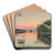 Halk' illan ruskon auerman' by Torsten Wasastjerna Art Drink Coaster set