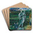 La Statue by Raoul Dufy Art Drink Coaster set
