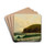 A Fair Day On The Coast by Alfred Thompson Bricher Drink Coasters - set of 4 A Fair Day On The Coast by Alfred Thompson Bricher Drink Coasters - set of 4