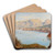 Coastal Landscape In Sorrento Near Naples by Albert Zimmermann Art Drink Coaster set Coastal Landscape In Sorrento Near Naples by Albert Zimmermann Art Drink Coaster set