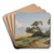 Landschaft mit figrlicher Staffage by Albert Zimmermann Art Drink Coaster set