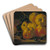 Still Life with Apples, Grapes and a Pot of Jam by Luis Melndez Art Drink Coaster set Still Life with Apples, Grapes and a Pot of Jam by Luis Melndez Art Drink Coaster set