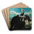 Allegory of summer with godson the mount olympe by Fontainebleau School Art Drink Coaster set