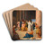 Jesus among the doctors by Michel-Martin Drolling Art Drink Coaster set